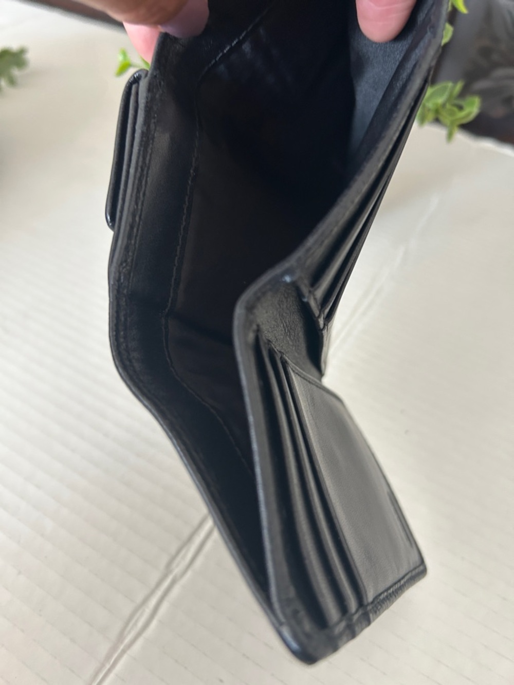 Coach Black Leather Shoulder Bag with Signature Stripe and Matching Wallet - Picture 17 of 17